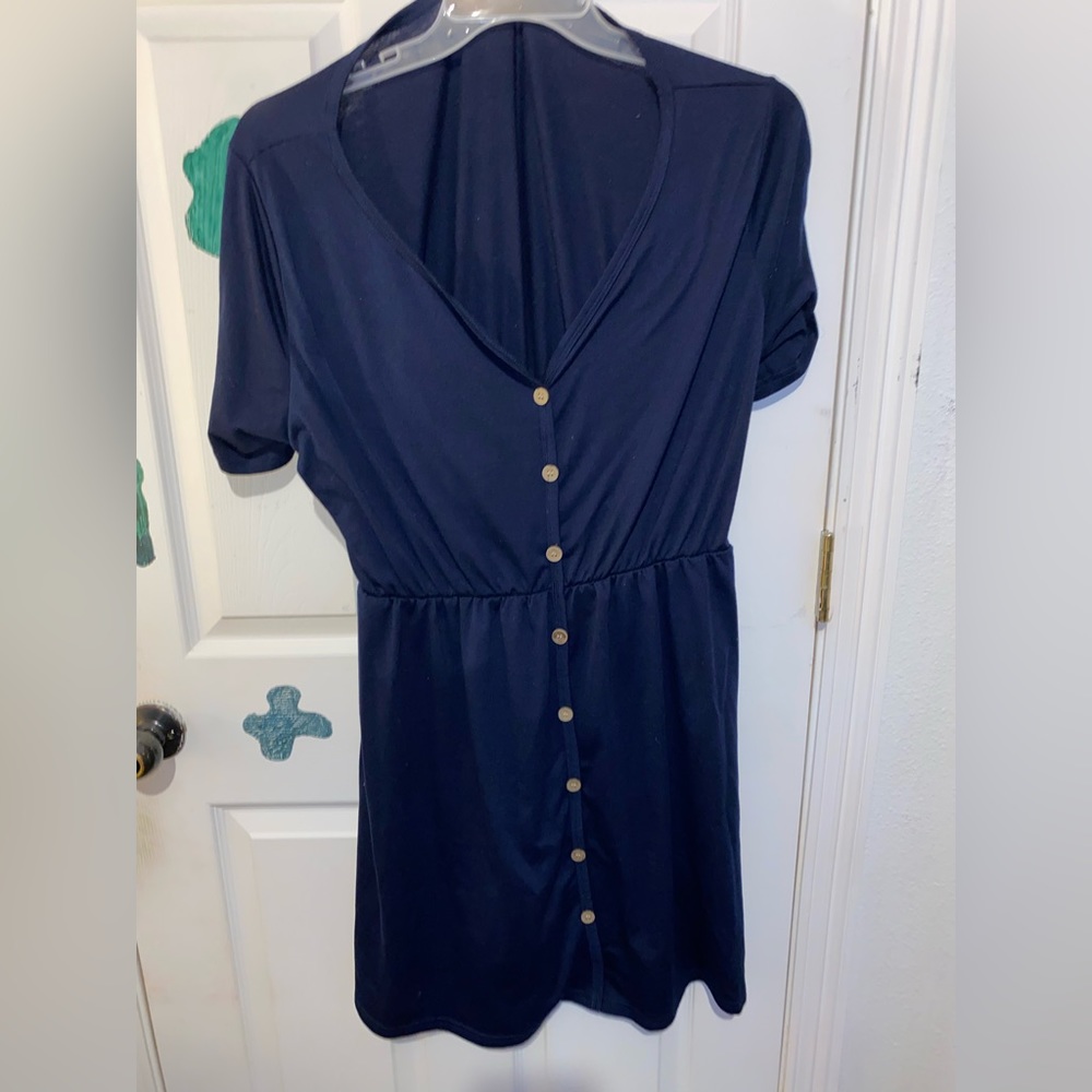 Blue dress